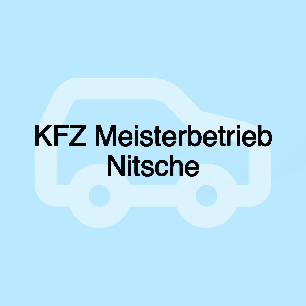 KFZ Meisterbetrieb Nitsche