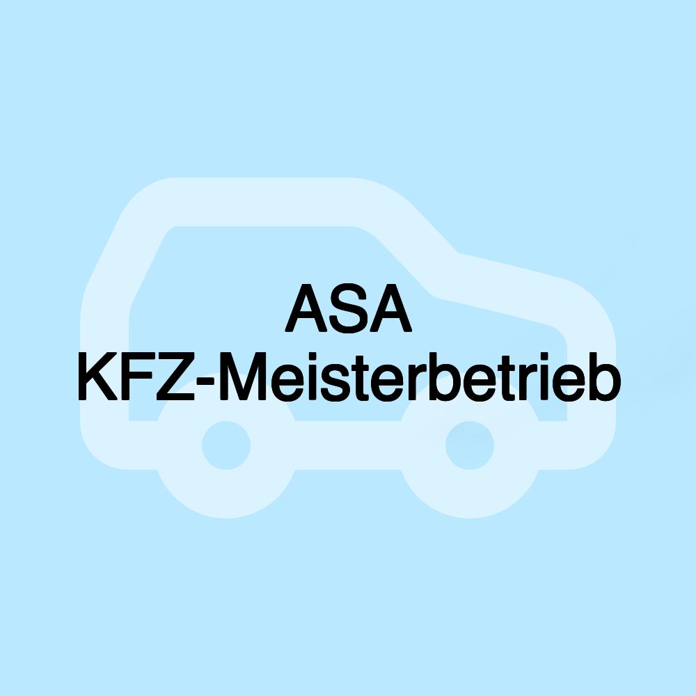 ASA KFZ-Meisterbetrieb