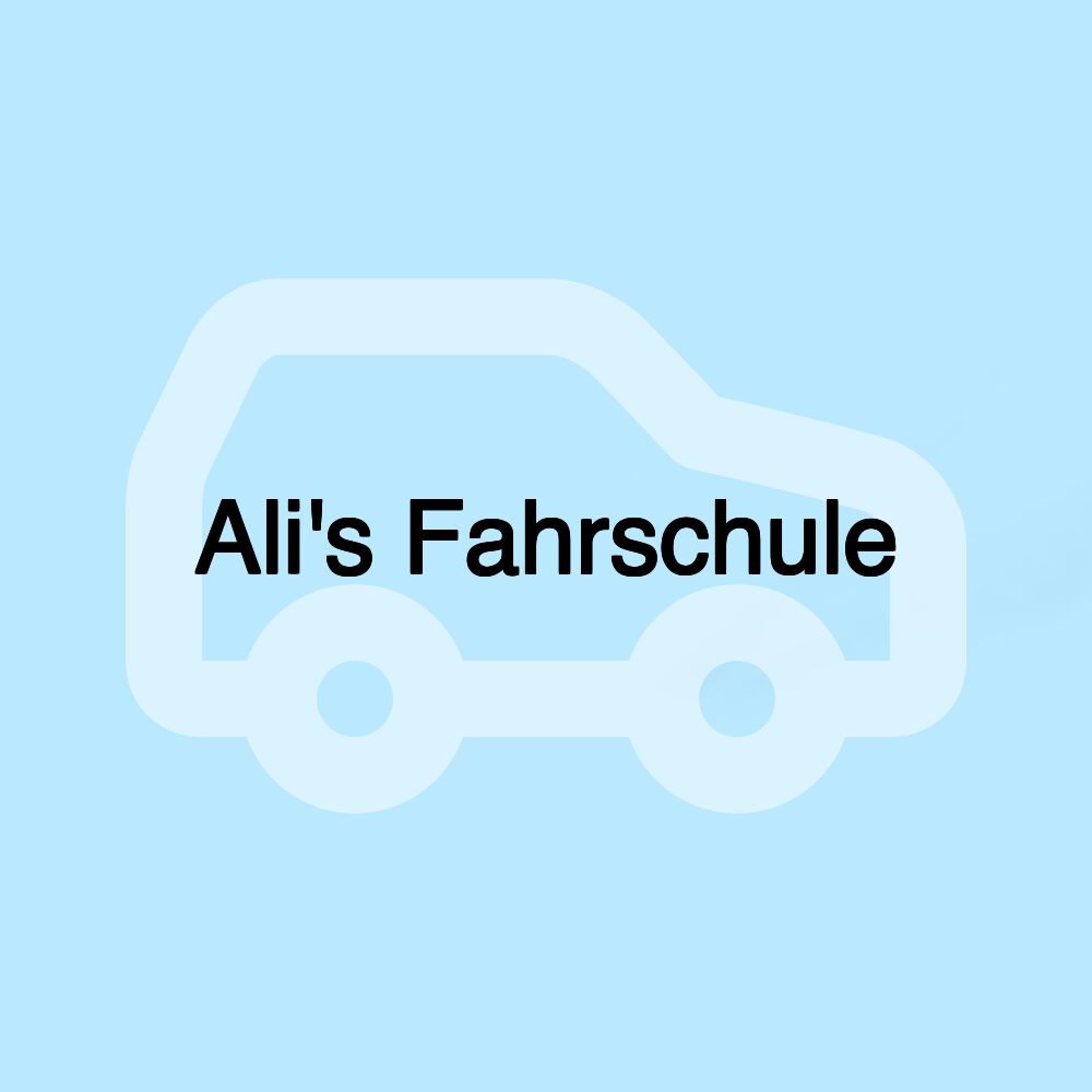 Ali's Fahrschule