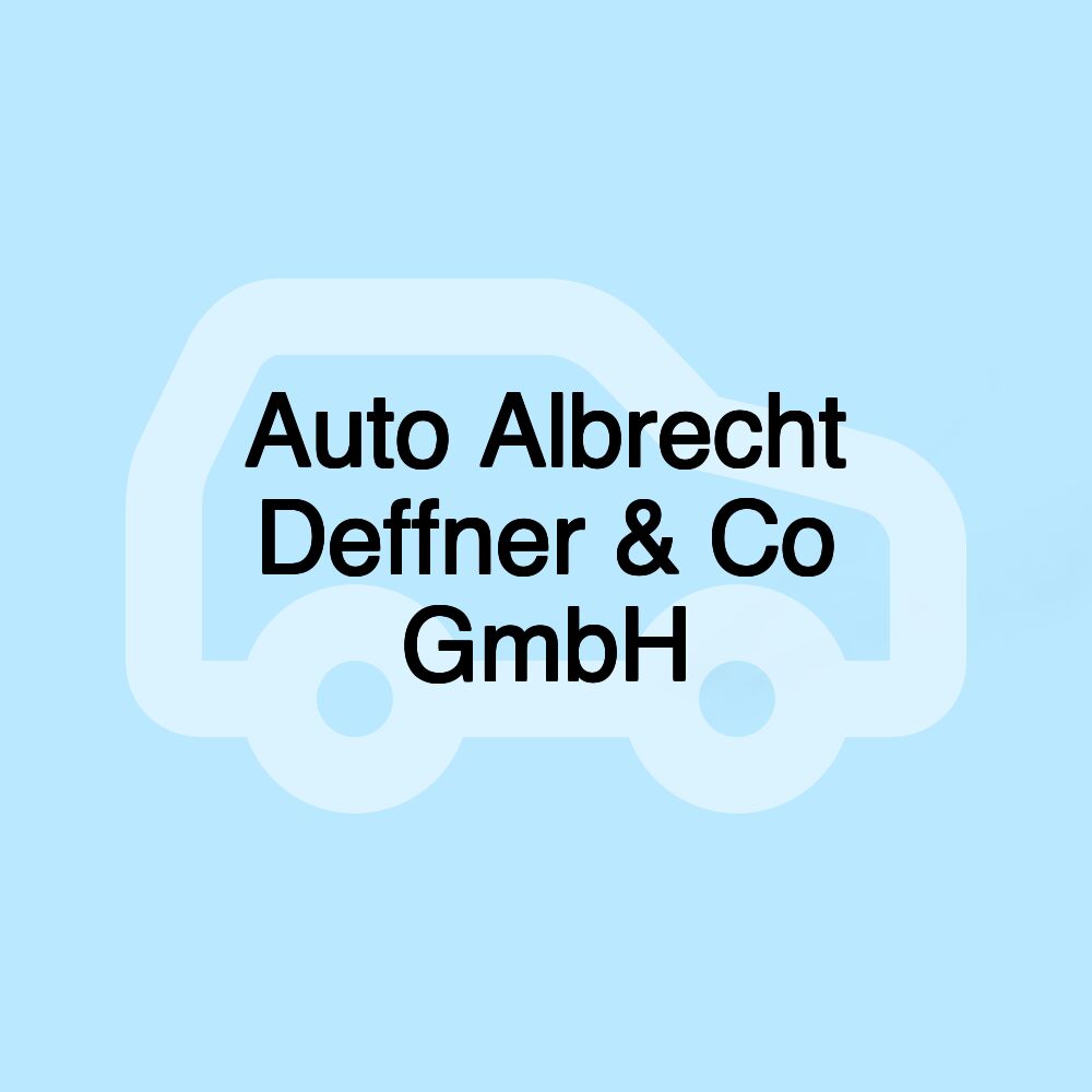 Auto Albrecht Deffner & Co GmbH