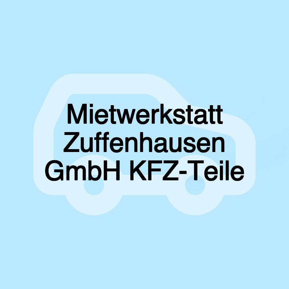 Mietwerkstatt Zuffenhausen GmbH KFZ-Teile