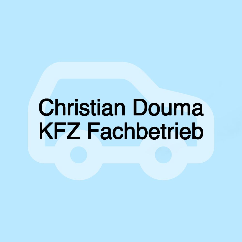 Christian Douma KFZ Fachbetrieb