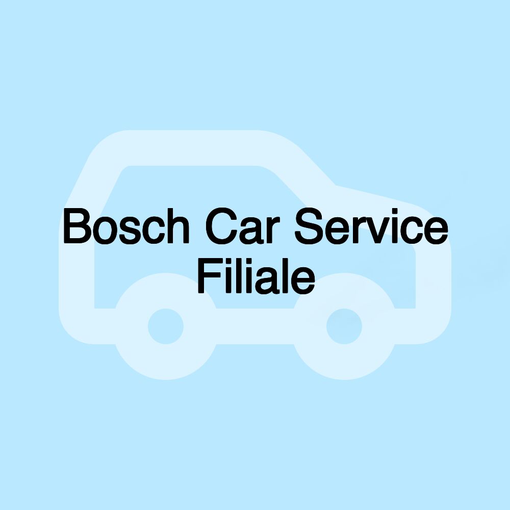 Bosch Car Service Filiale