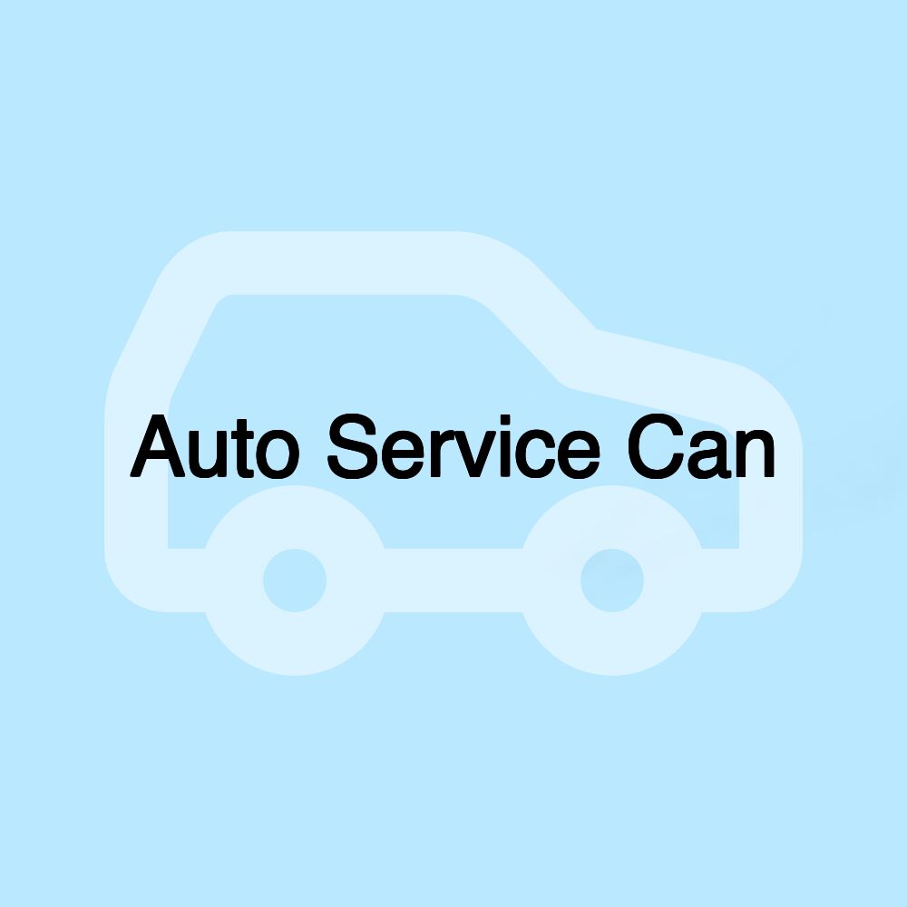 Auto Service Can