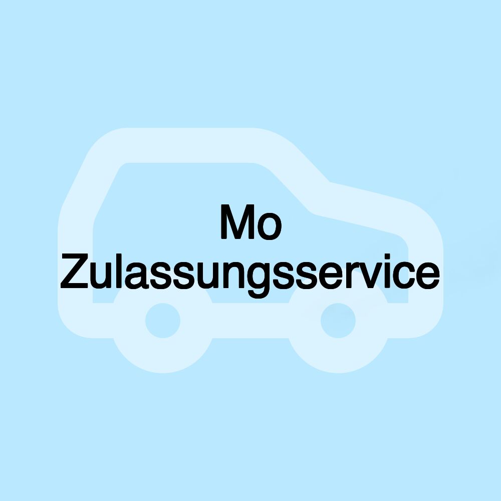 Mo Zulassungsservice