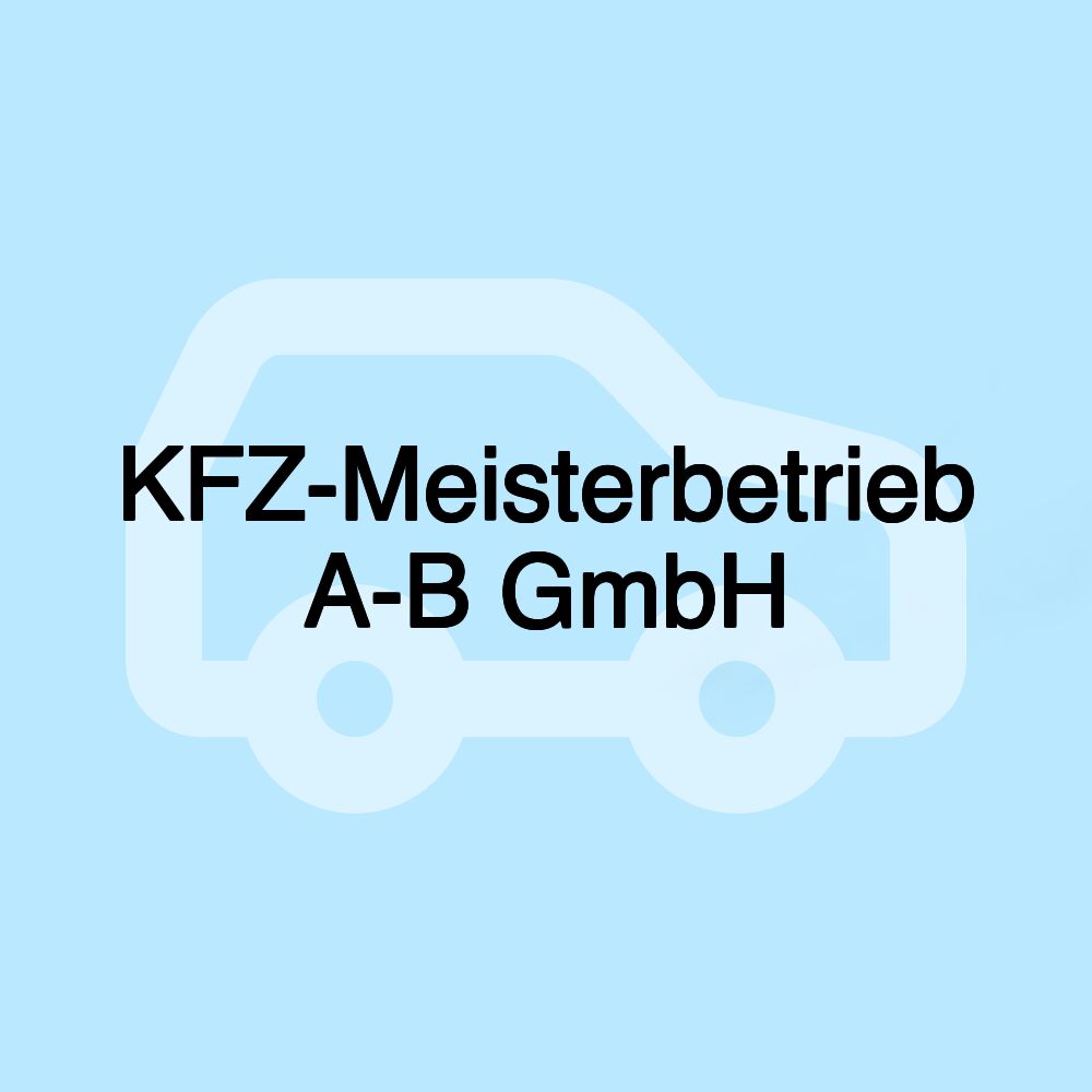 KFZ-Meisterbetrieb A-B GmbH