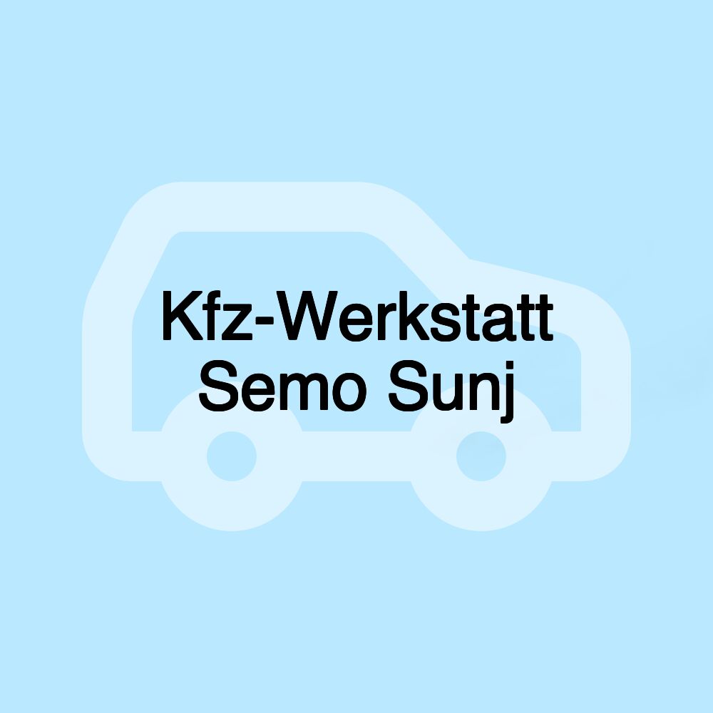 Kfz-Werkstatt Semo Sunj