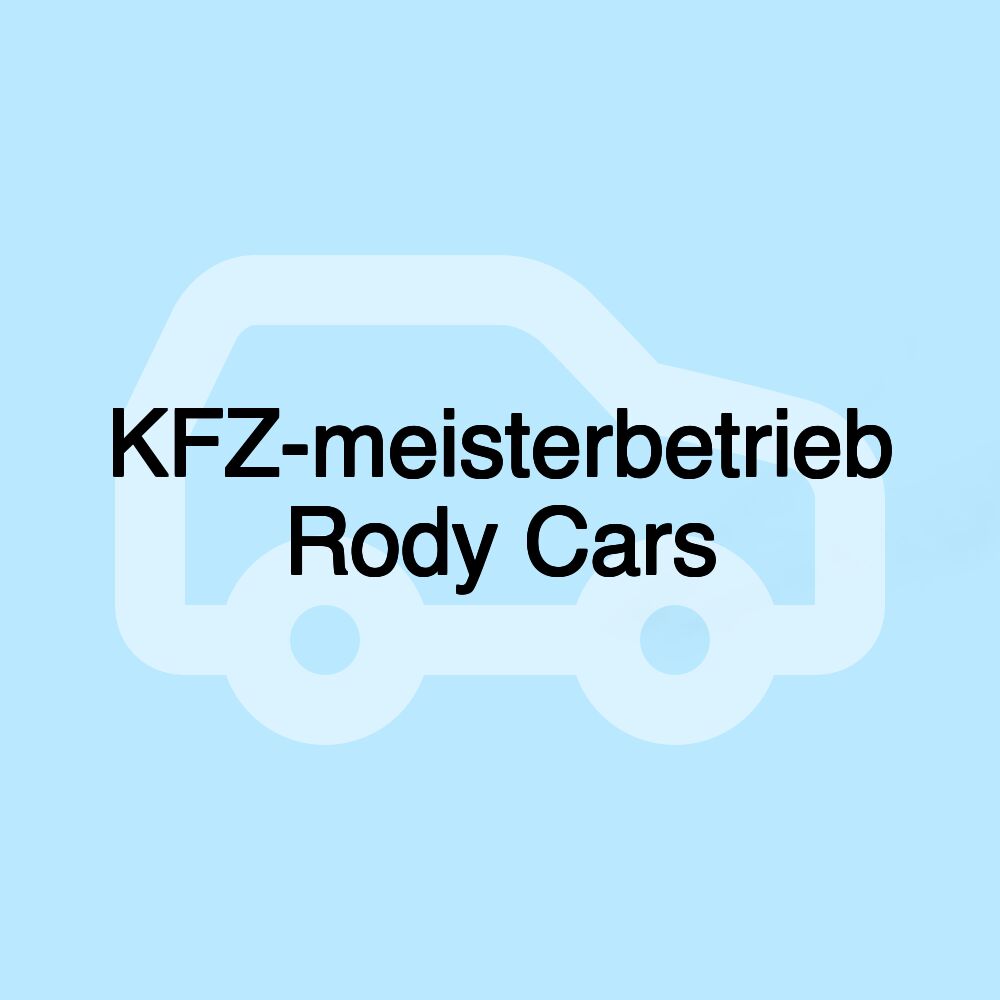 KFZ-meisterbetrieb Rody Cars