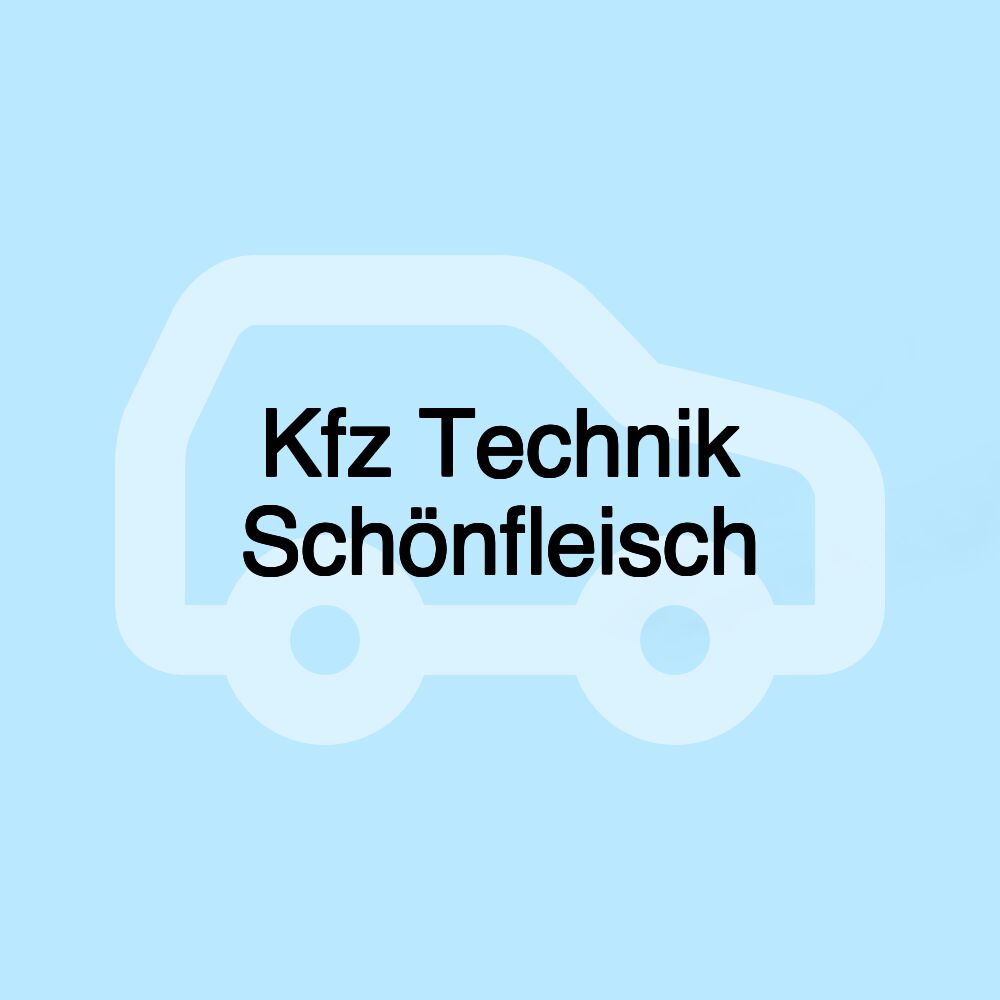 Kfz Technik Schönfleisch