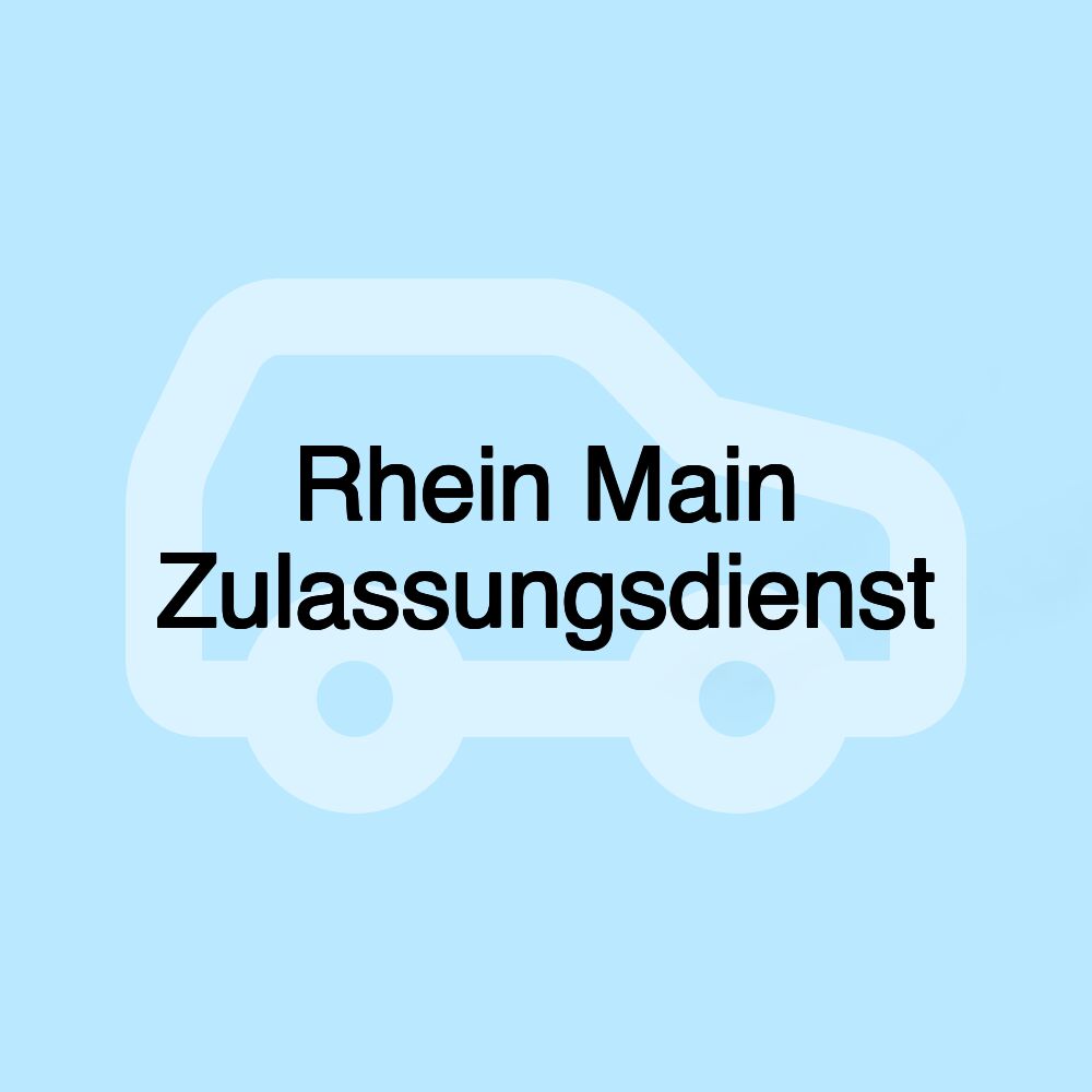 Rhein Main Zulassungsdienst