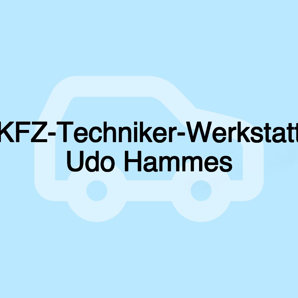 KFZ-Techniker-Werkstatt Udo Hammes