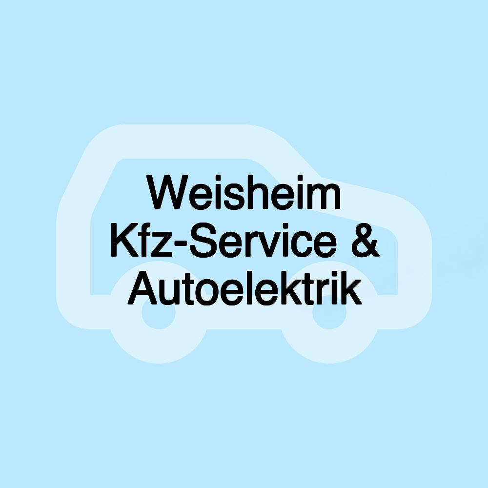 Weisheim Kfz-Service & Autoelektrik