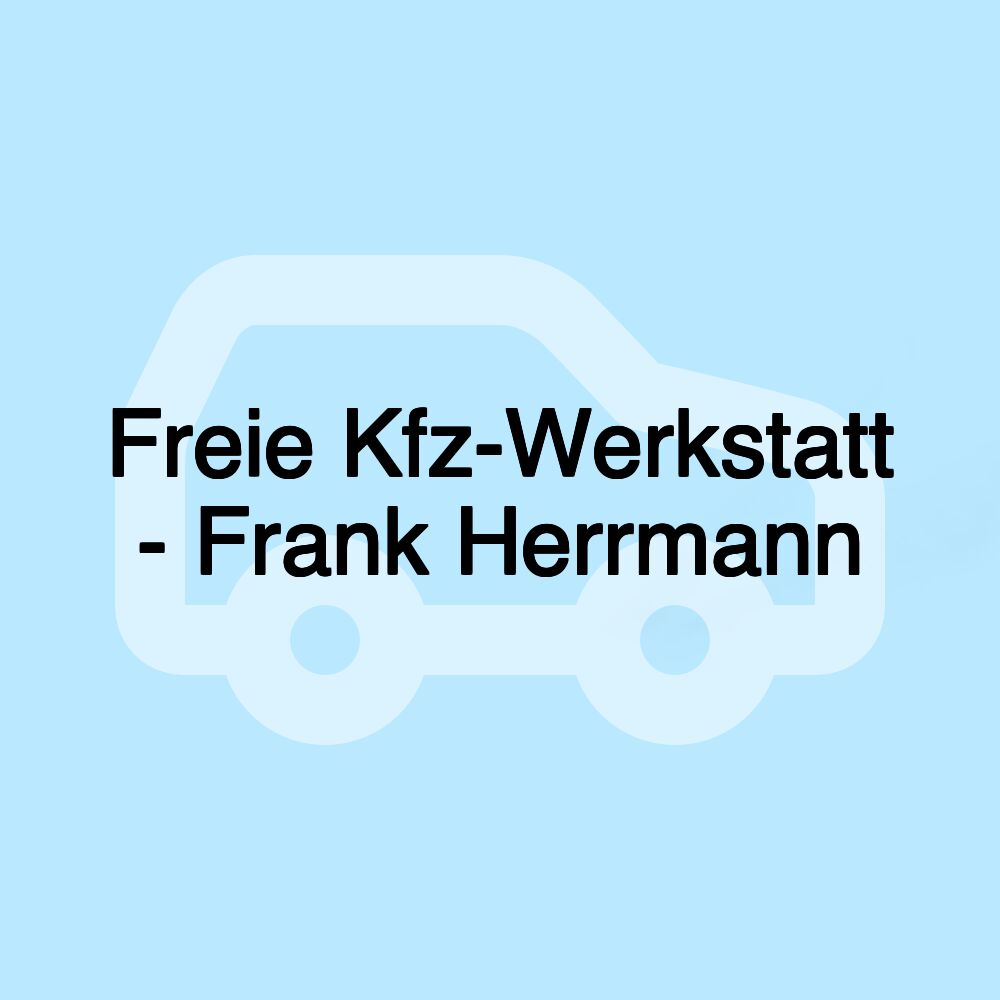 Freie Kfz-Werkstatt - Frank Herrmann