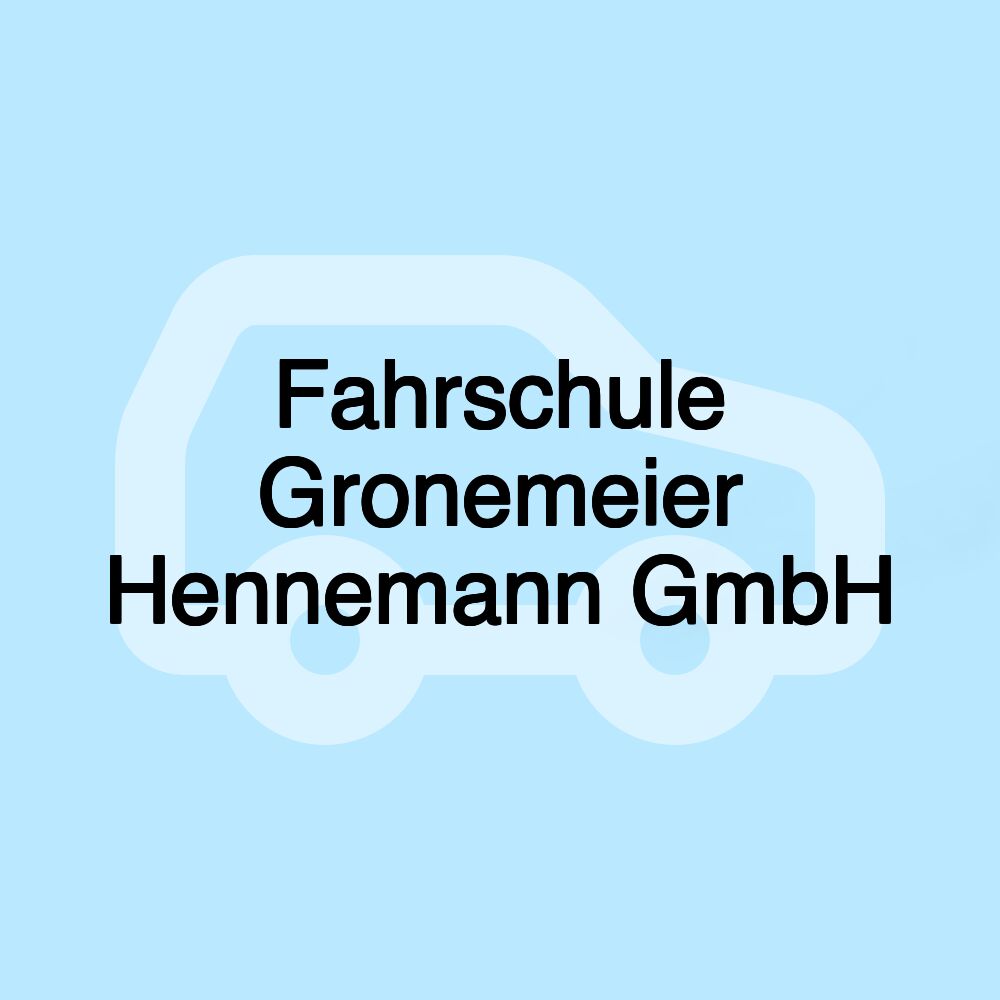 Fahrschule Gronemeier Hennemann GmbH