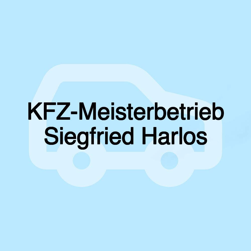 KFZ-Meisterbetrieb Siegfried Harlos