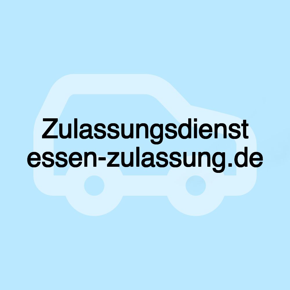 Zulassungsdienst essen-zulassung.de