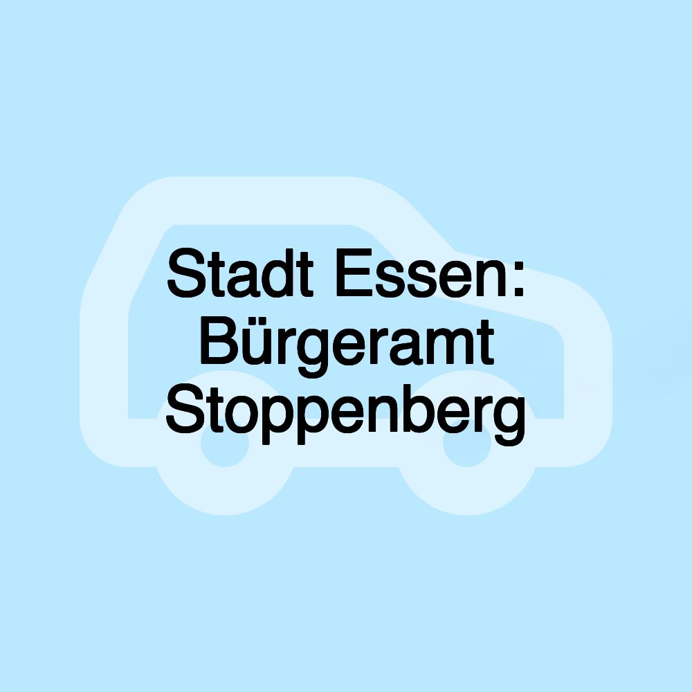 Stadt Essen: Bürgeramt Stoppenberg