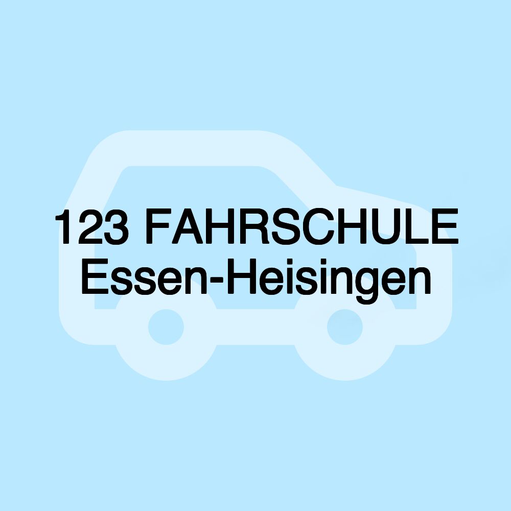 123 FAHRSCHULE Essen-Heisingen