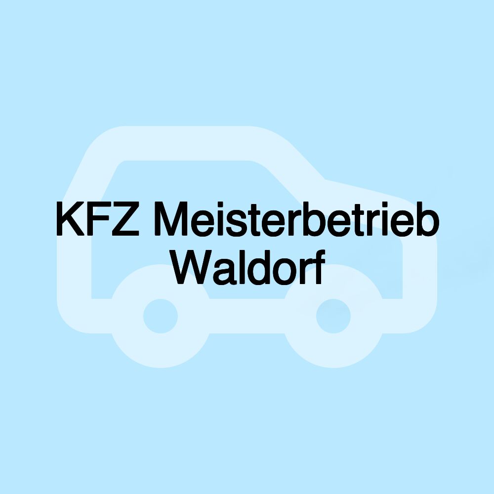 KFZ Meisterbetrieb Waldorf