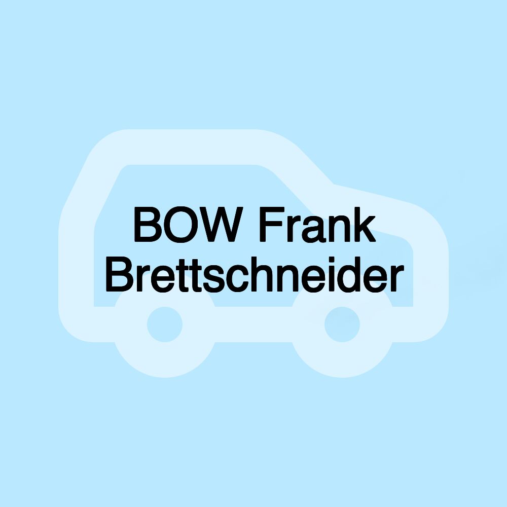 BOW Frank Brettschneider