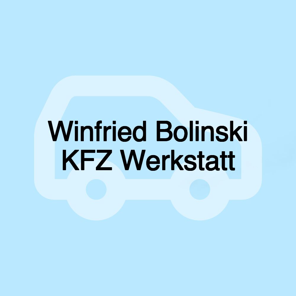 Winfried Bolinski KFZ Werkstatt