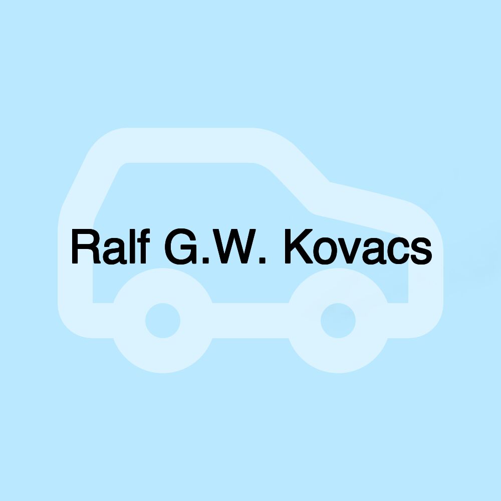 Ralf G.W. Kovacs