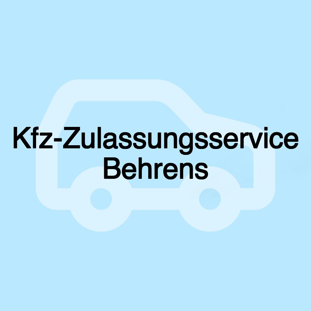 Kfz-Zulassungsservice Behrens