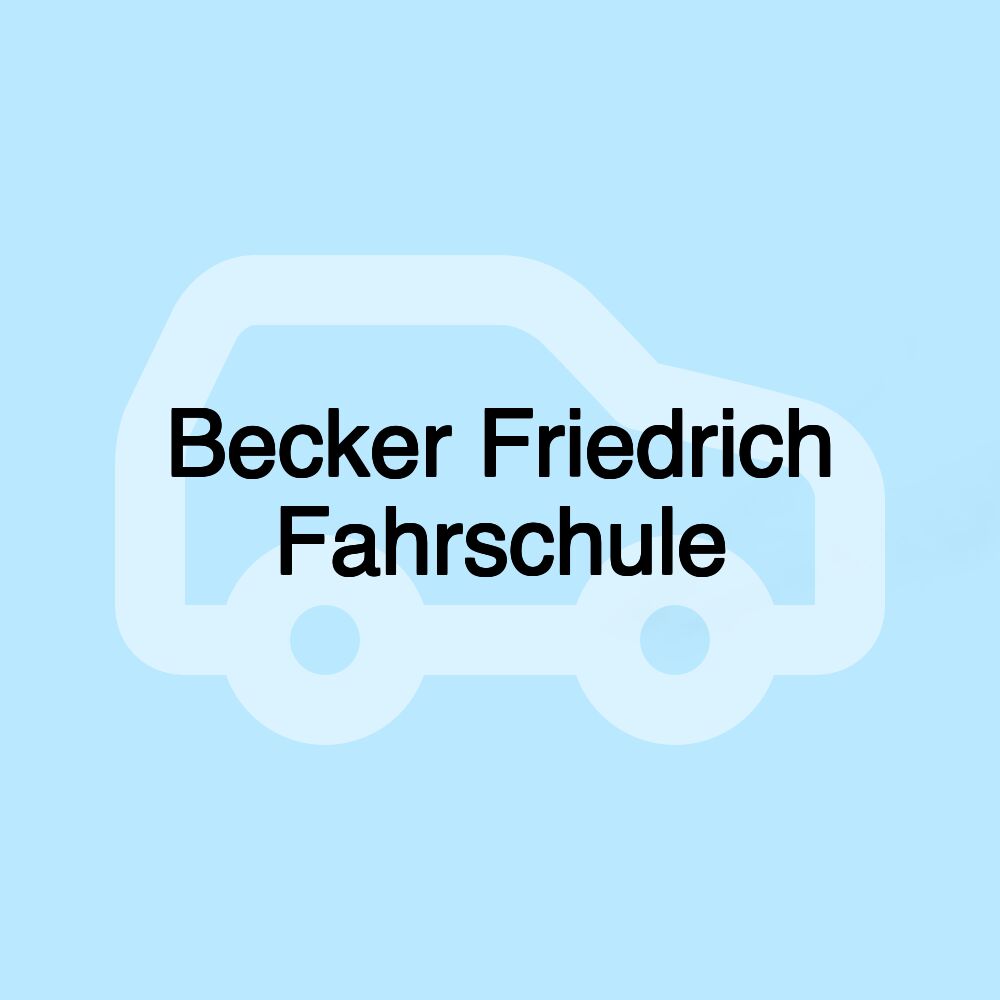 Becker Friedrich Fahrschule