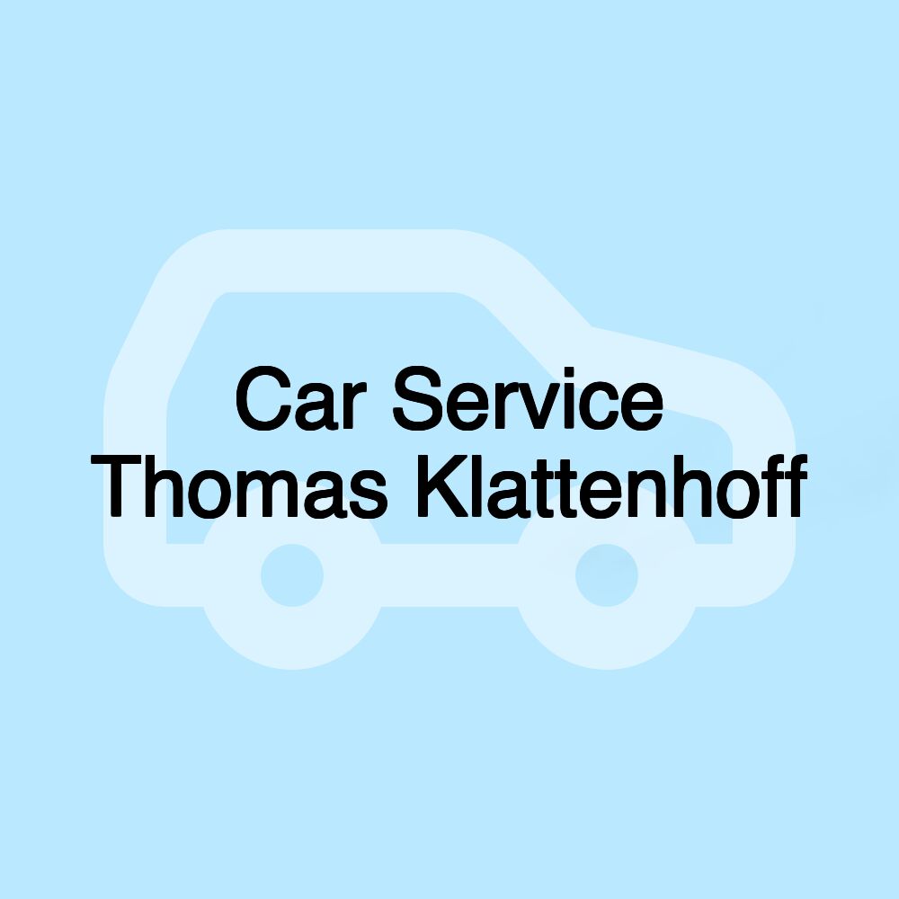 Car Service Thomas Klattenhoff