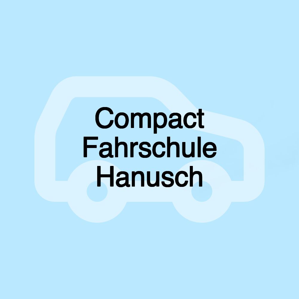 Compact Fahrschule Hanusch