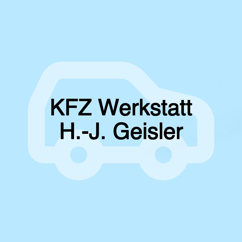 KFZ Werkstatt H.-J. Geisler