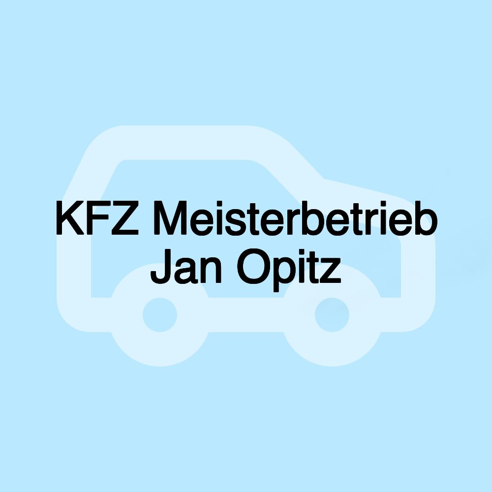 KFZ Meisterbetrieb Jan Opitz