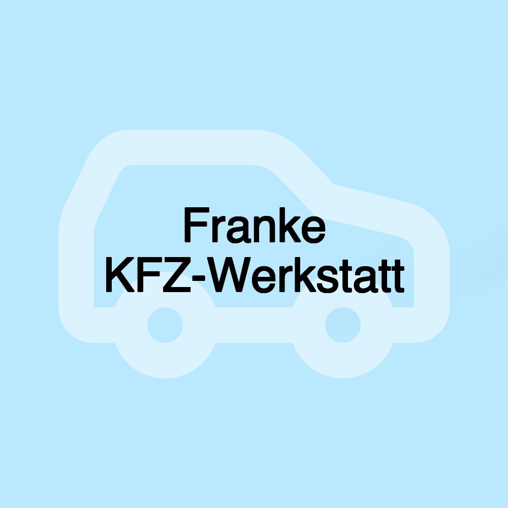 Franke KFZ-Werkstatt