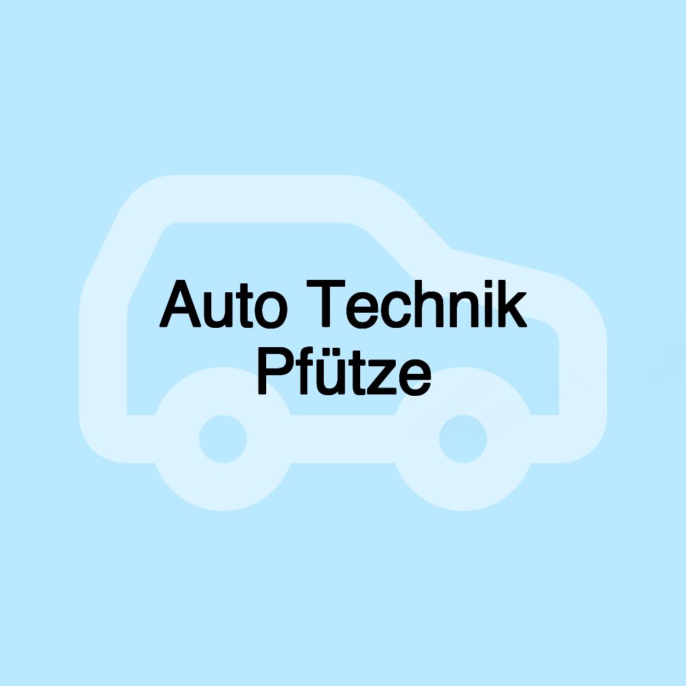 Auto Technik Pfütze