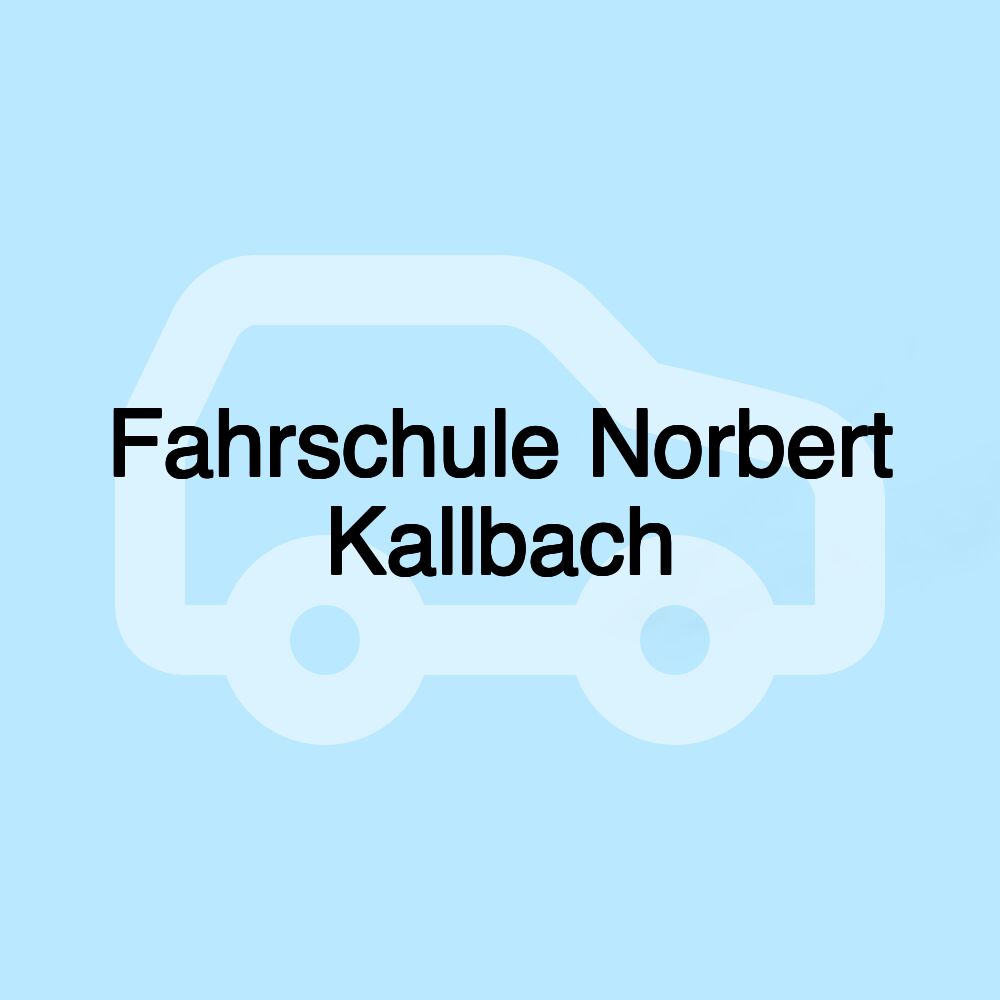 Fahrschule Norbert Kallbach