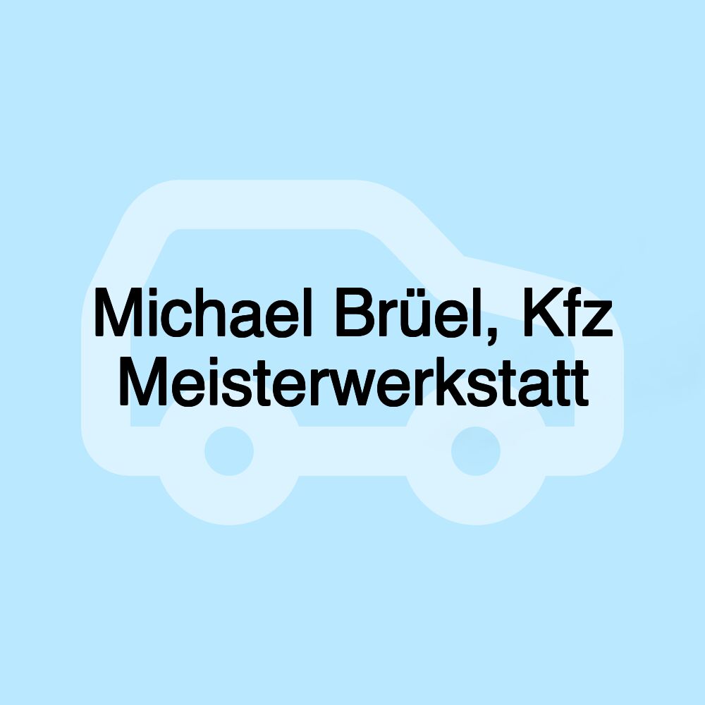 Michael Brüel, Kfz Meisterwerkstatt