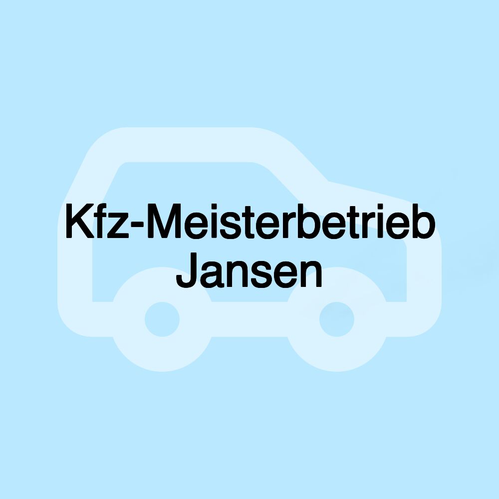 Kfz-Meisterbetrieb Jansen