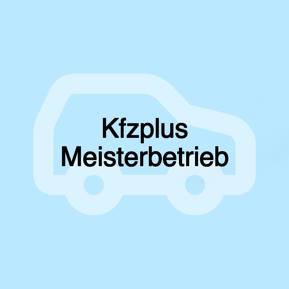 Kfzplus Meisterbetrieb