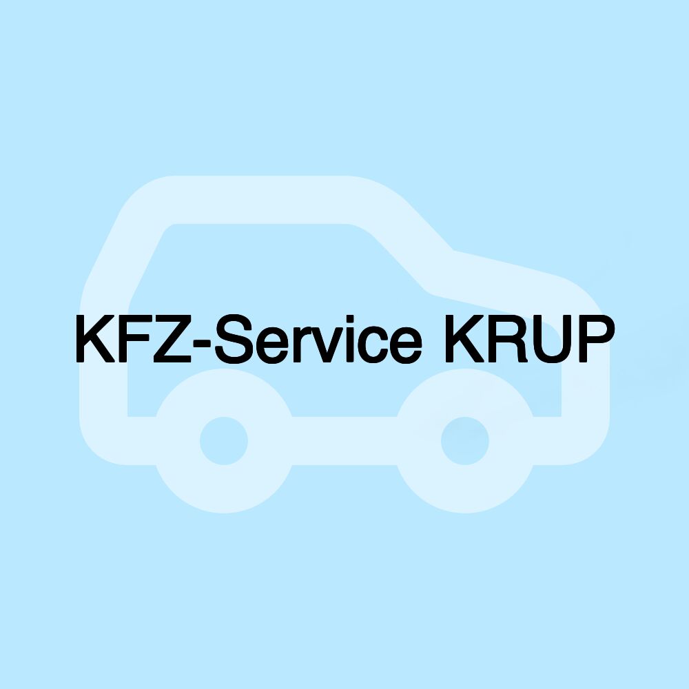 KFZ-Service KRUP