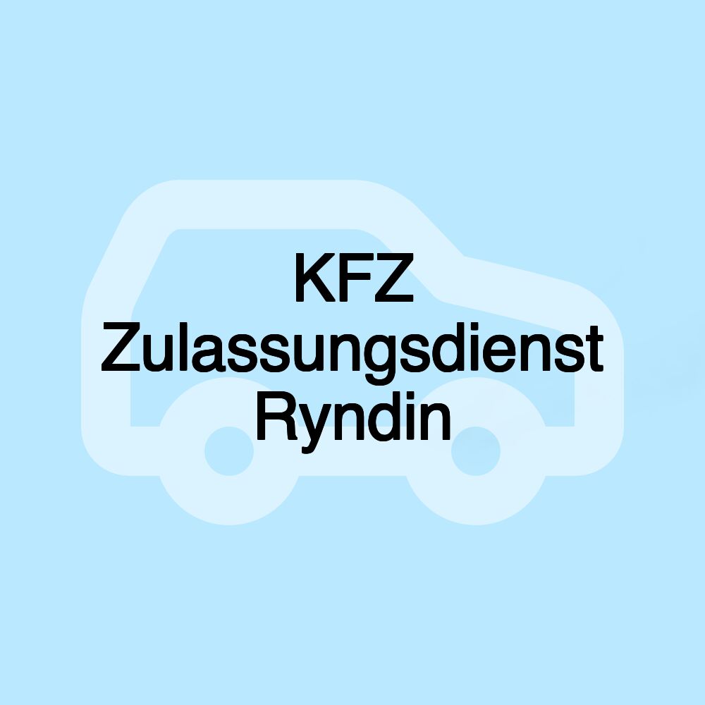 KFZ Zulassungsdienst Ryndin