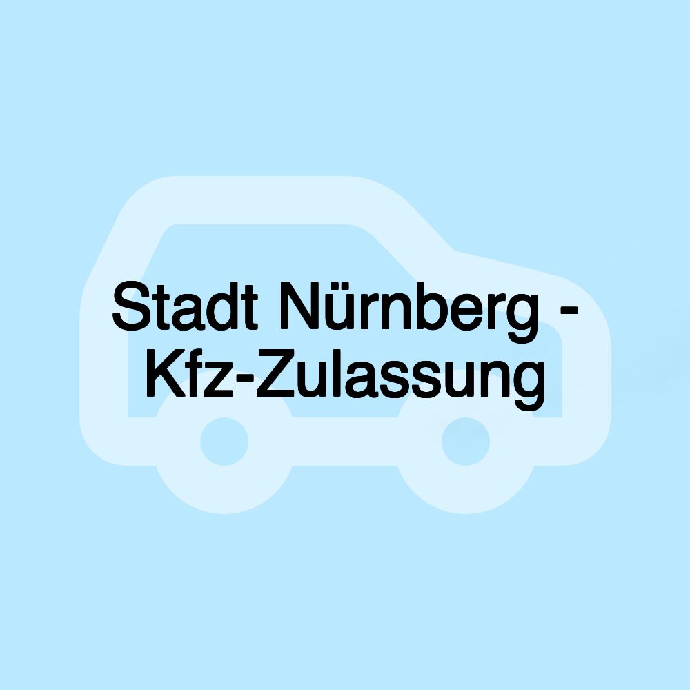 Stadt Nürnberg - Kfz-Zulassung