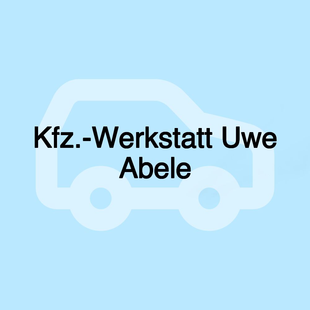 Kfz.-Werkstatt Uwe Abele