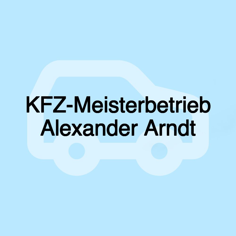 KFZ-Meisterbetrieb Alexander Arndt