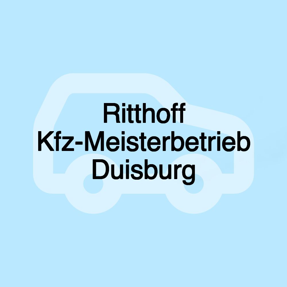 Ritthoff Kfz-Meisterbetrieb Duisburg