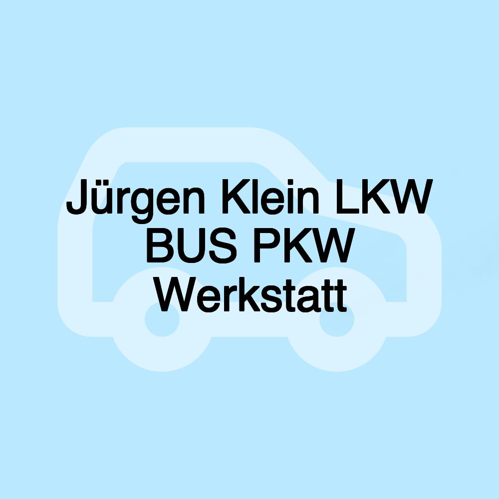 Jürgen Klein LKW BUS PKW Werkstatt