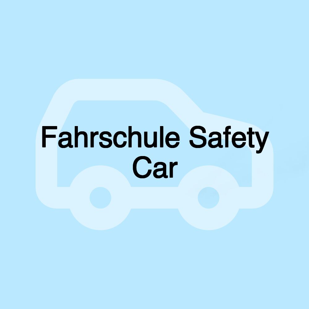 Fahrschule Safety Car