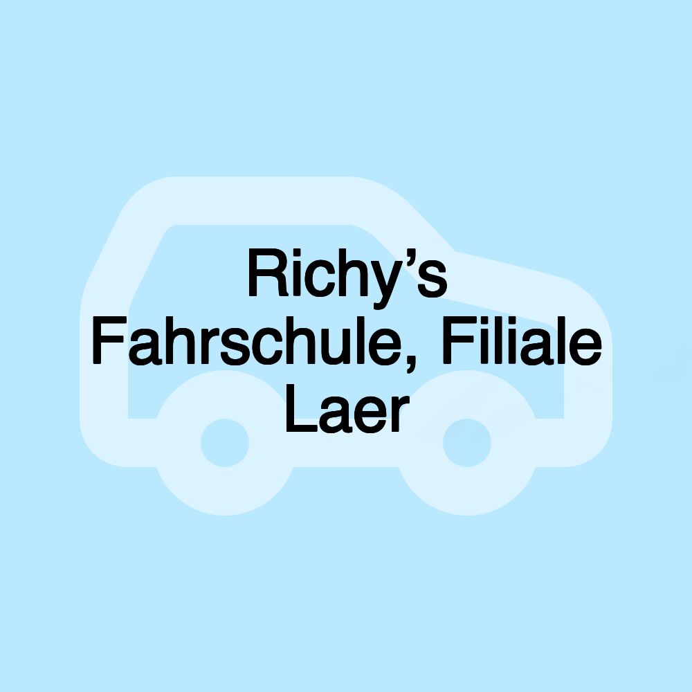 Richy’s Fahrschule, Filiale Laer