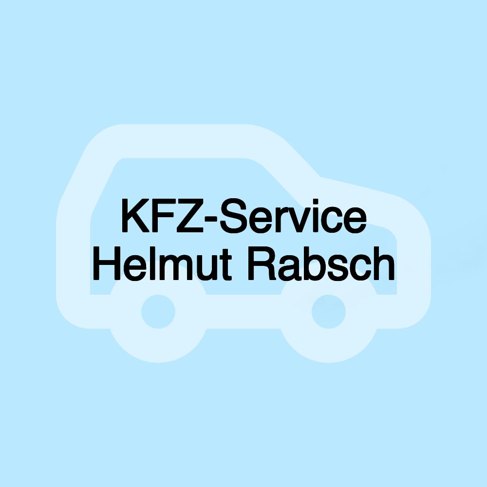 KFZ-Service Helmut Rabsch