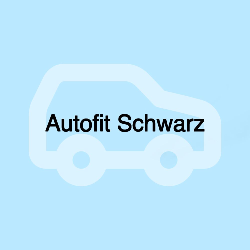 Autofit Schwarz