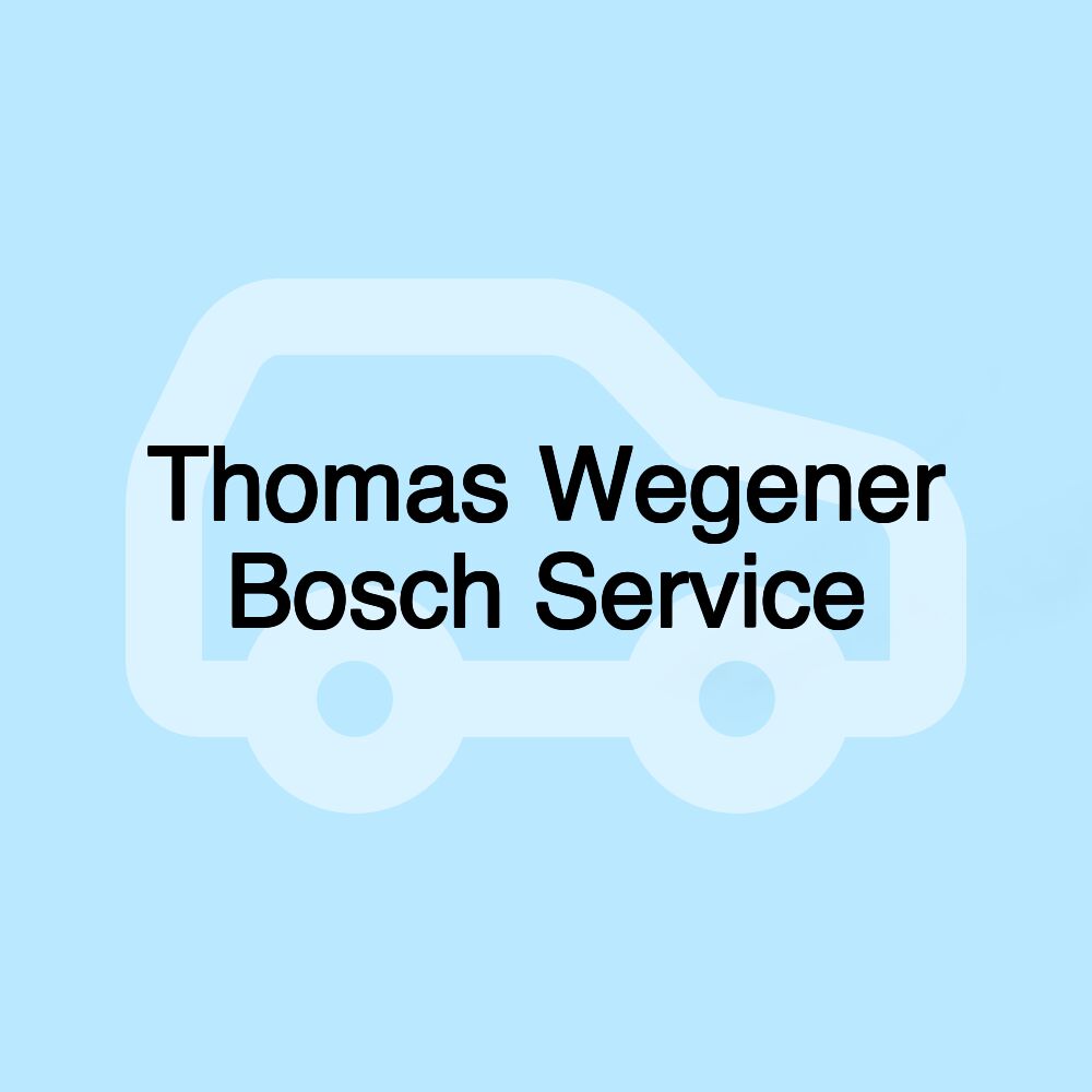 Thomas Wegener Bosch Service